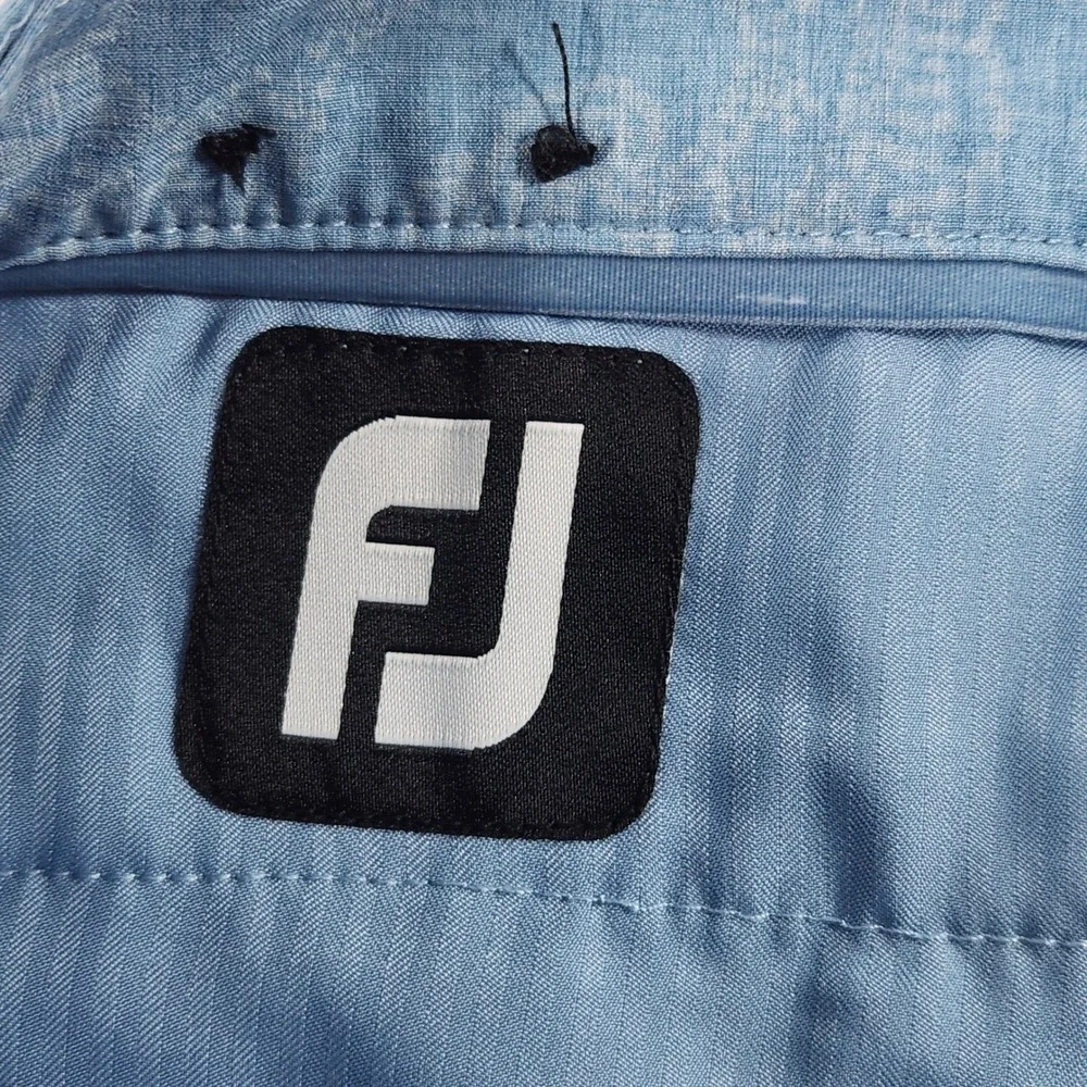 FootJoy Mens Blue Paisley Performance Golf Shorts Size W40 Stretch Breathable‎